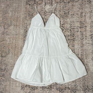 Zara white mini dress